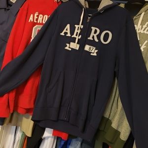 AEROPOSTALE MEN'S XL ZIP FRONT HOODIE
